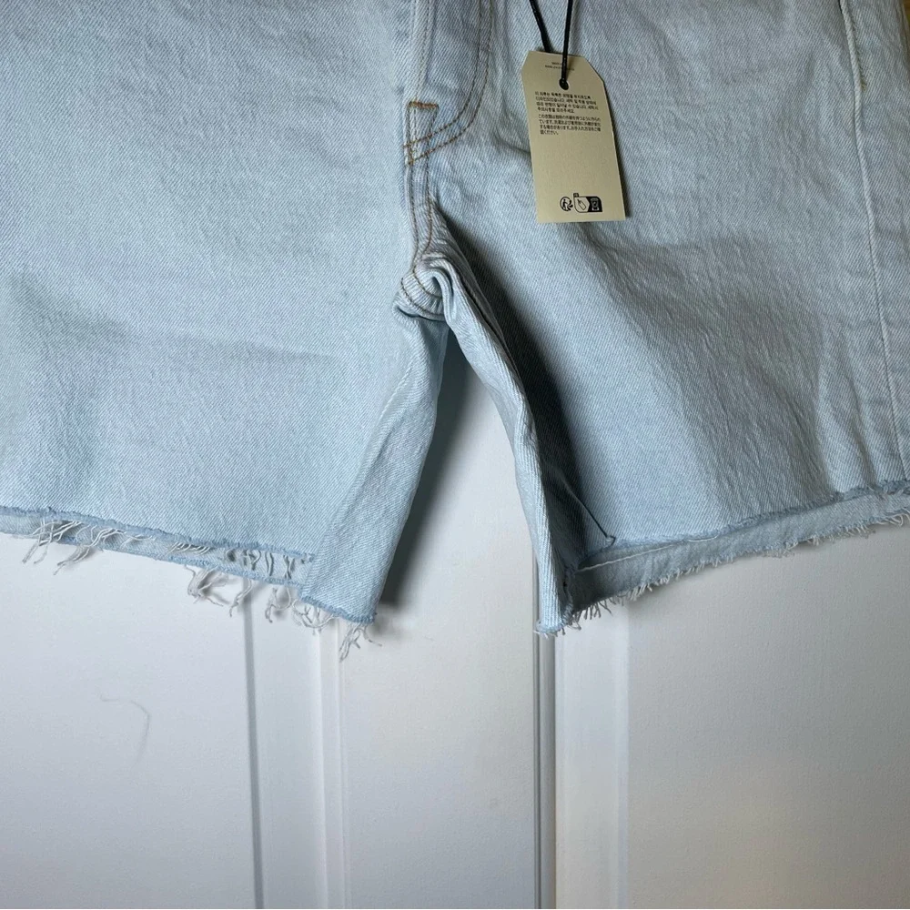 Levi’s Premium 501 Woman’s Denim Shorts size 24 Light Wash High Rise Cut Offs